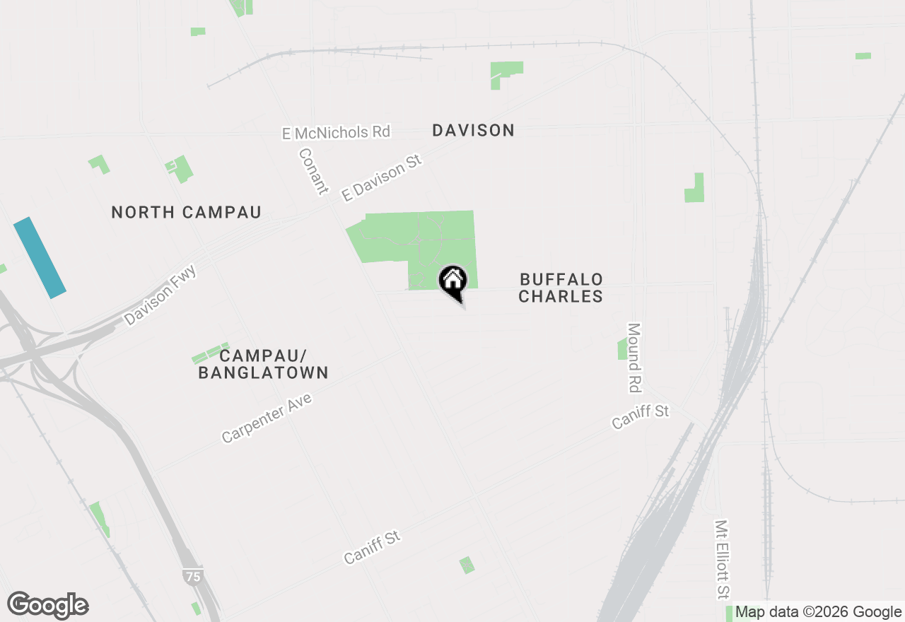 Map of 4456 Garvin, Detroit, MI 48212