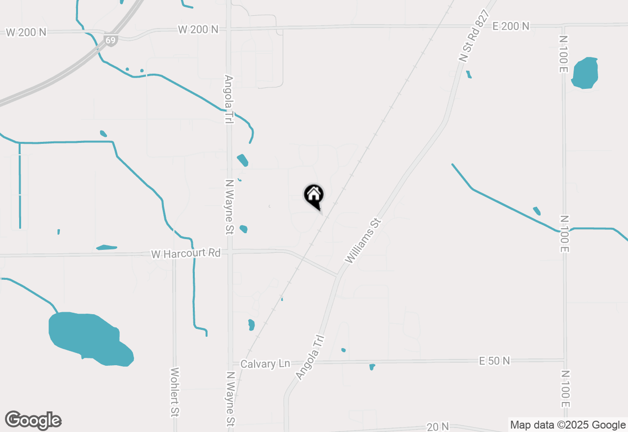 Map of 2019 Buell Drive, Angola, IN 46703