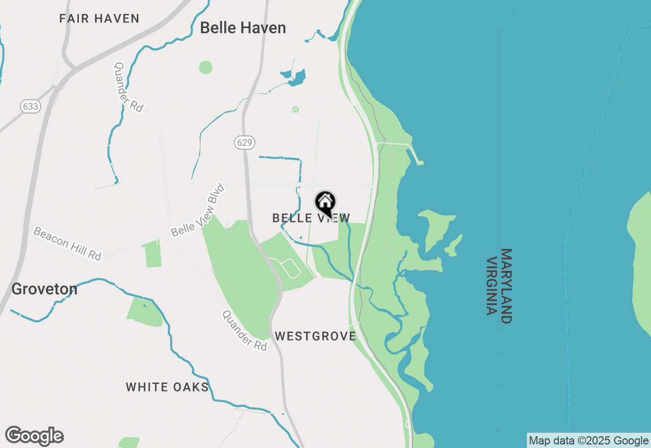 Map of 6621 Wakefield Drive #609, Alexandria, VA 22307