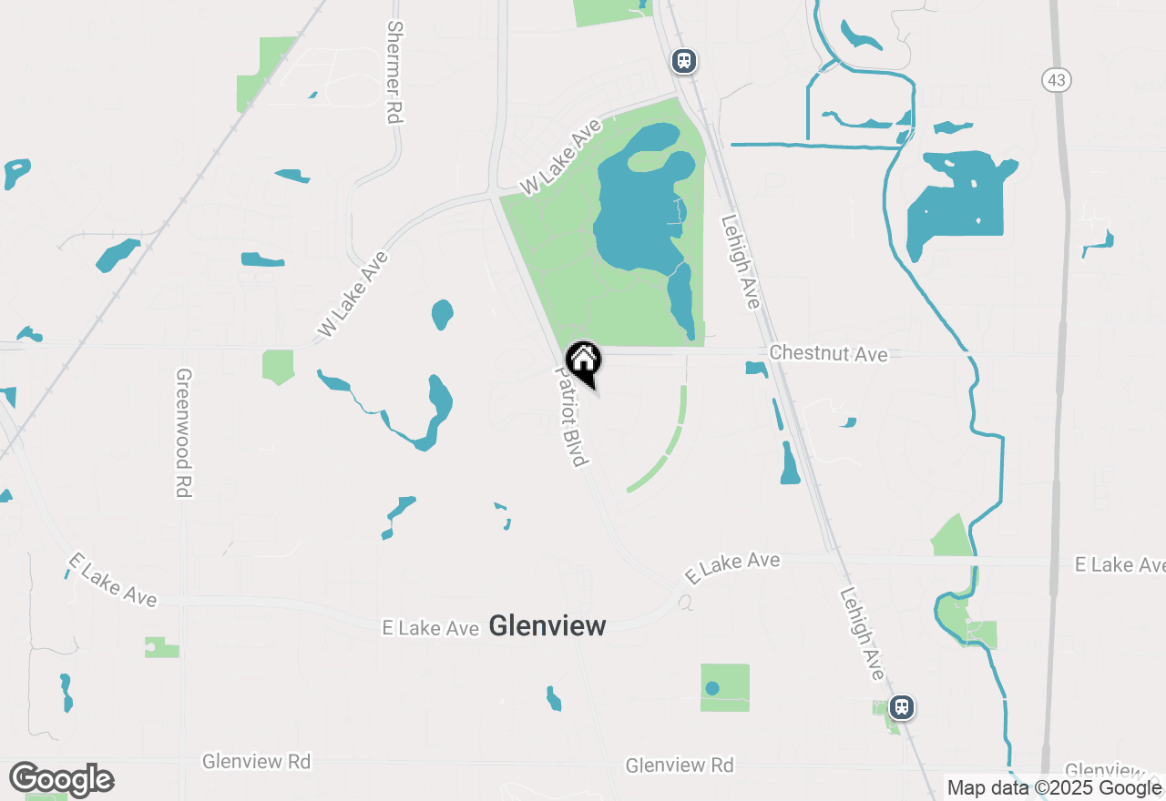 Map of 1735 Patriot Boulevard, Glenview, IL 60026