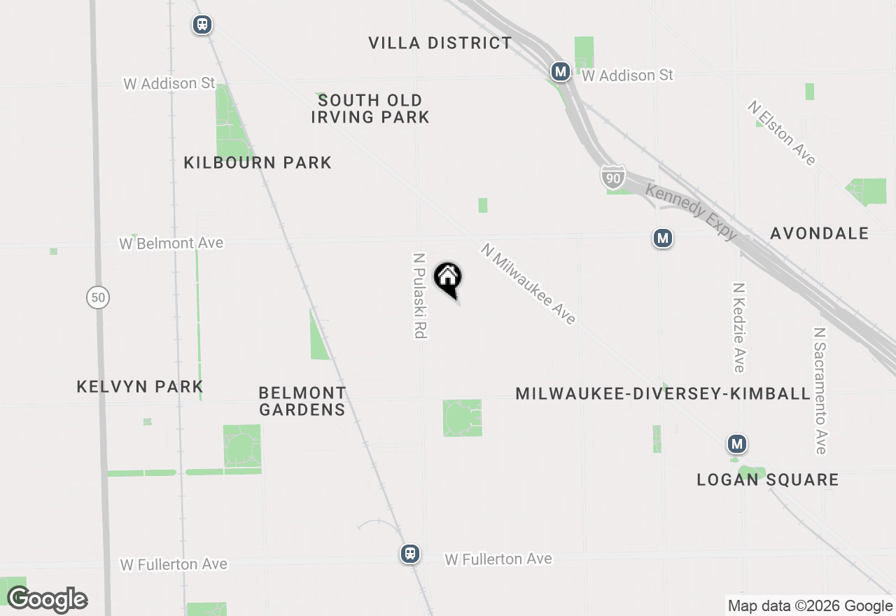 Map of 3031 N Davlin Court, Chicago, IL 60618