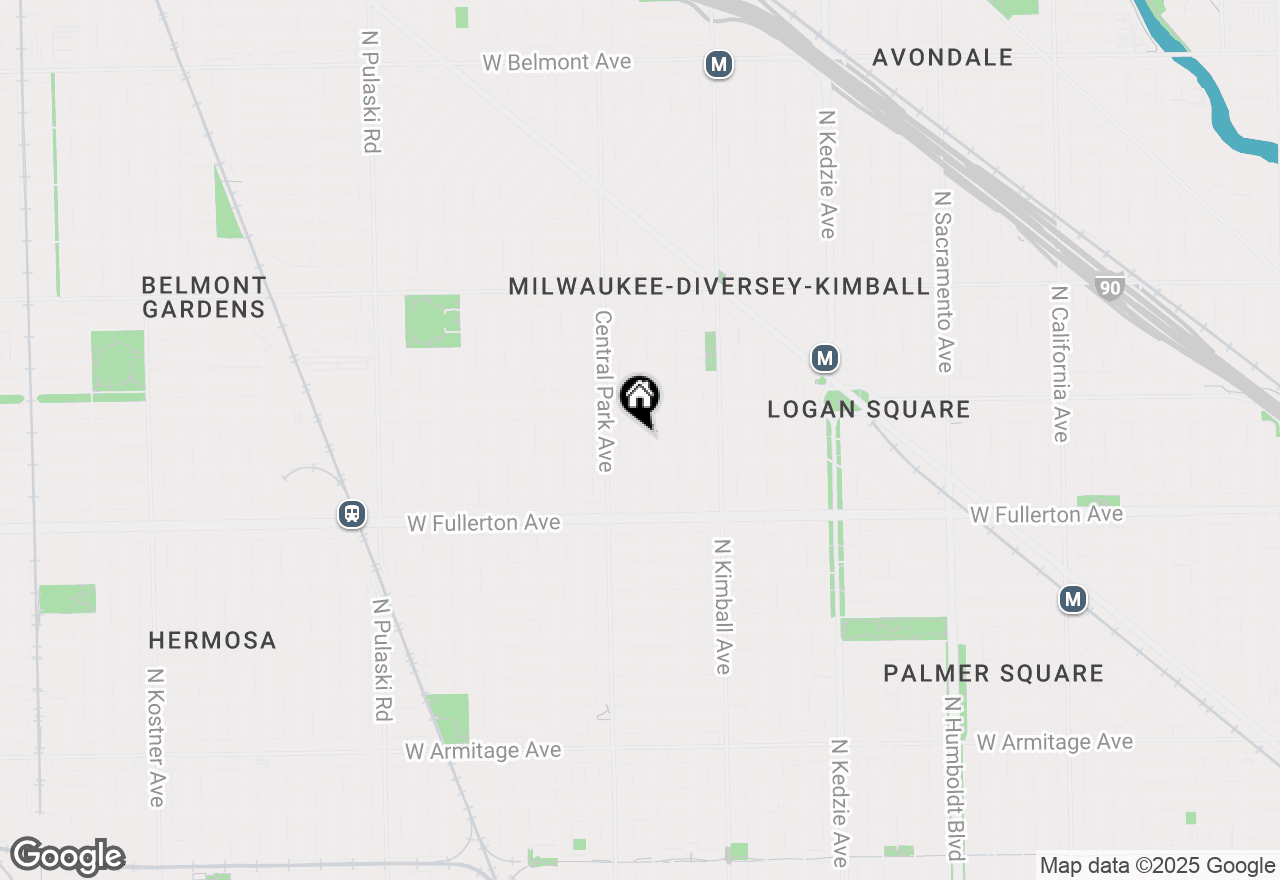 Map of 2523 N Drake Avenue, Chicago, IL 60647