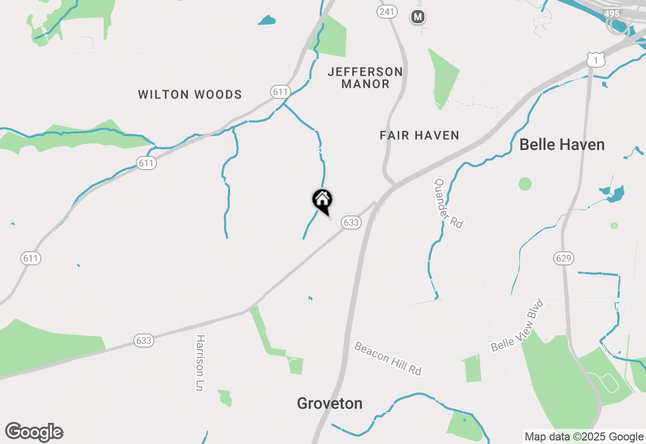 Map of 6316 Chimney Wood Court, Alexandria, VA 22306