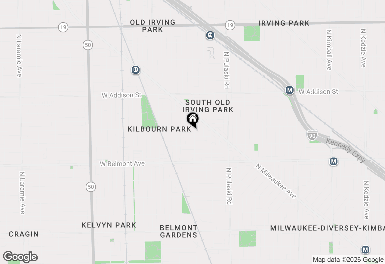 Map of 3348 N Keeler Avenue, Chicago, IL 60641