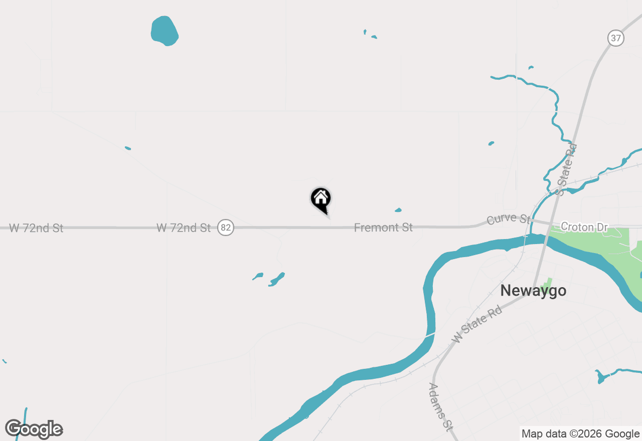 Map of 728 W River Hills Court, Newaygo, MI 49337