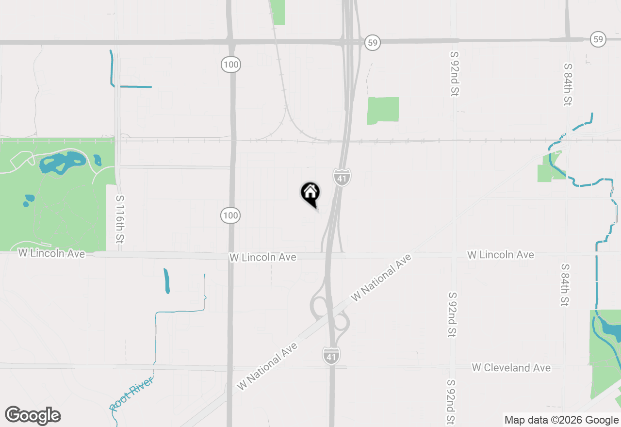 Map of 2135 S 102nd St #2137, West Allis, WI 53227