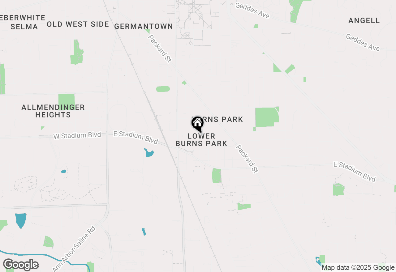 Map of 906 Granger Avenue, Ann Arbor, MI 48104