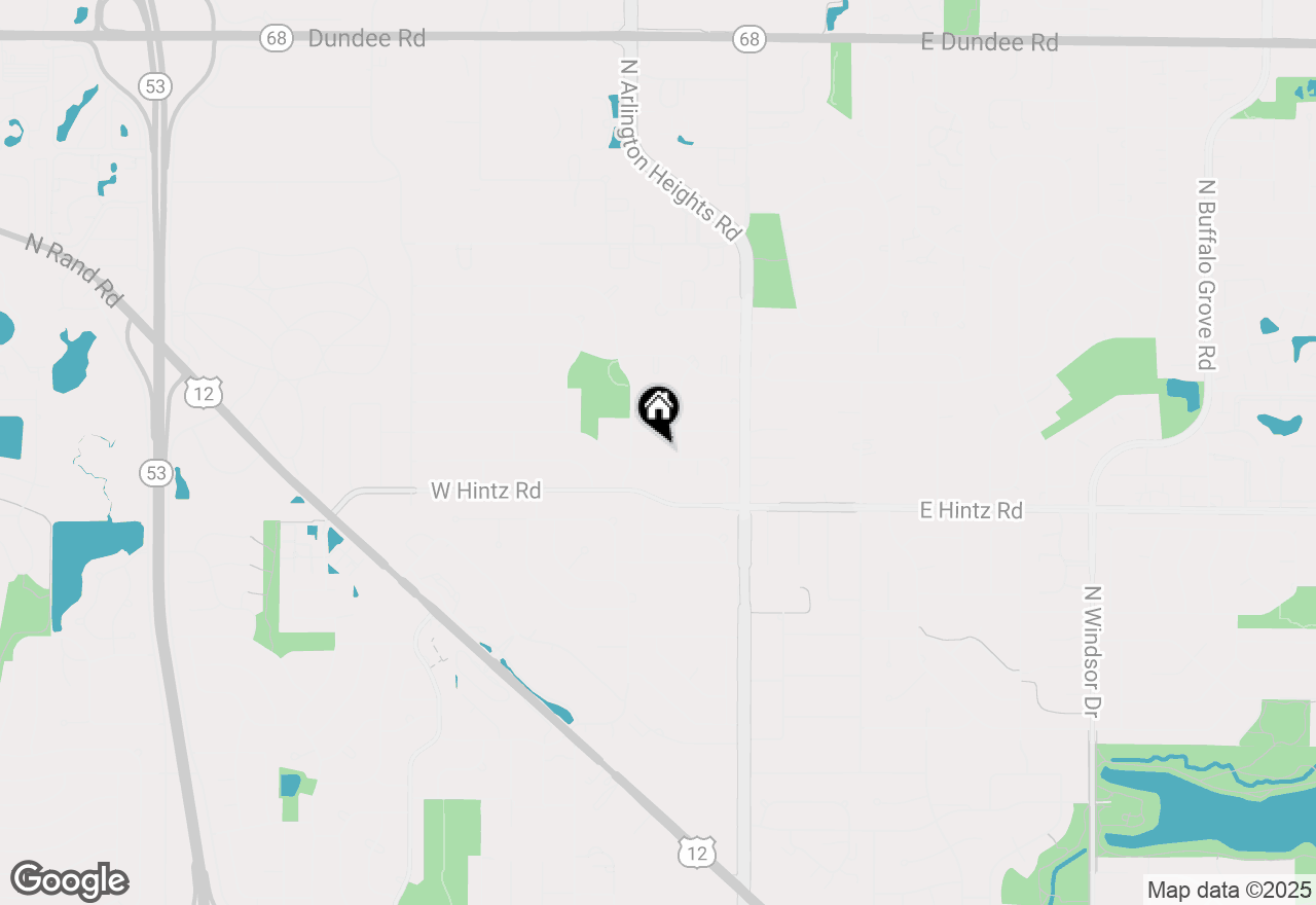 Map of 24 W Berkley Drive, Arlington Heights, IL 60004