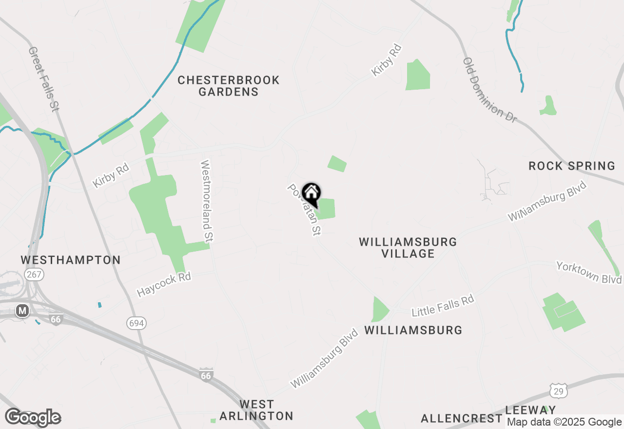 Map of 2028 Powhatan Street, Falls Church, VA 22043