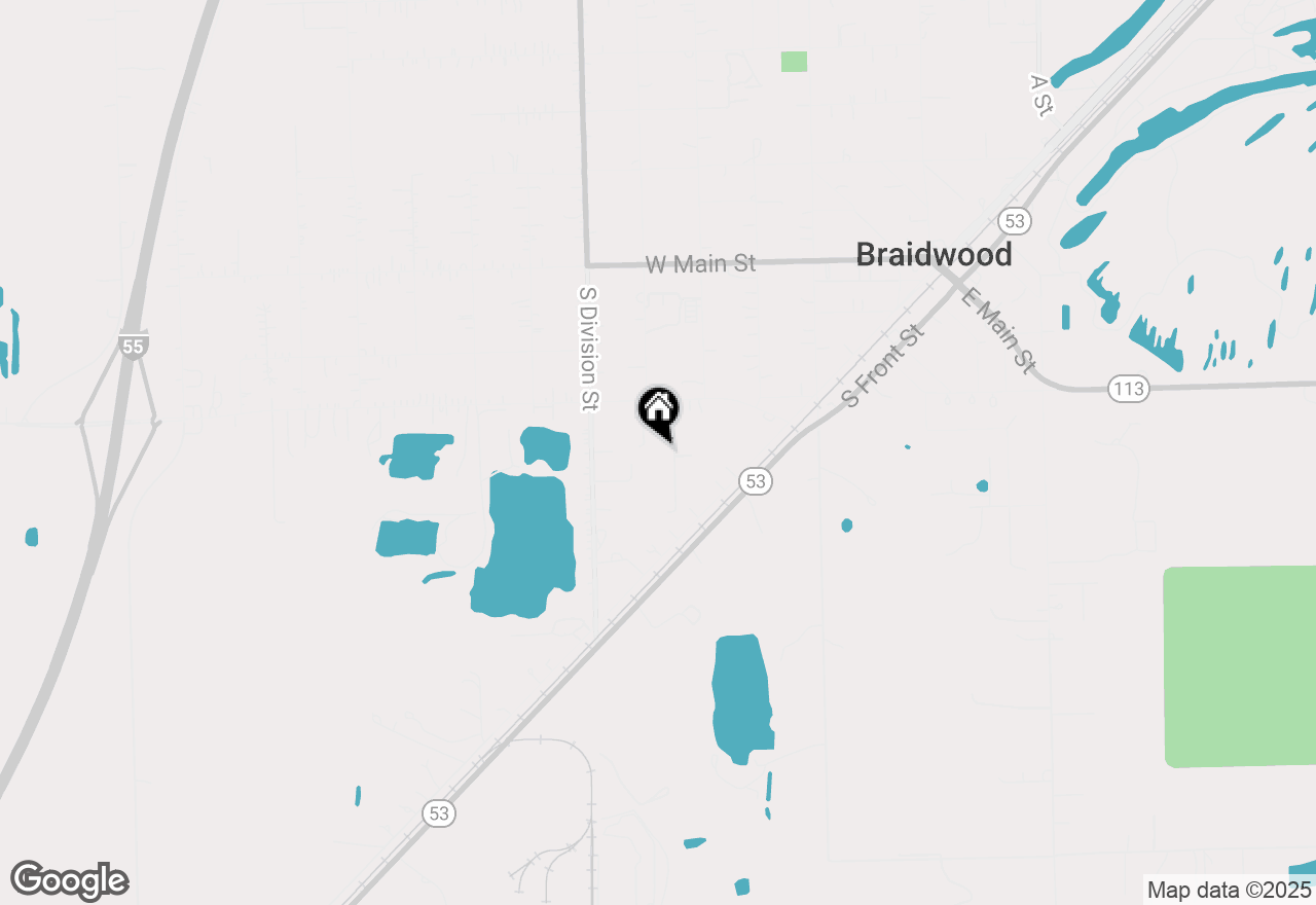 Map of 340 S Francis Street, Braidwood, IL 60408