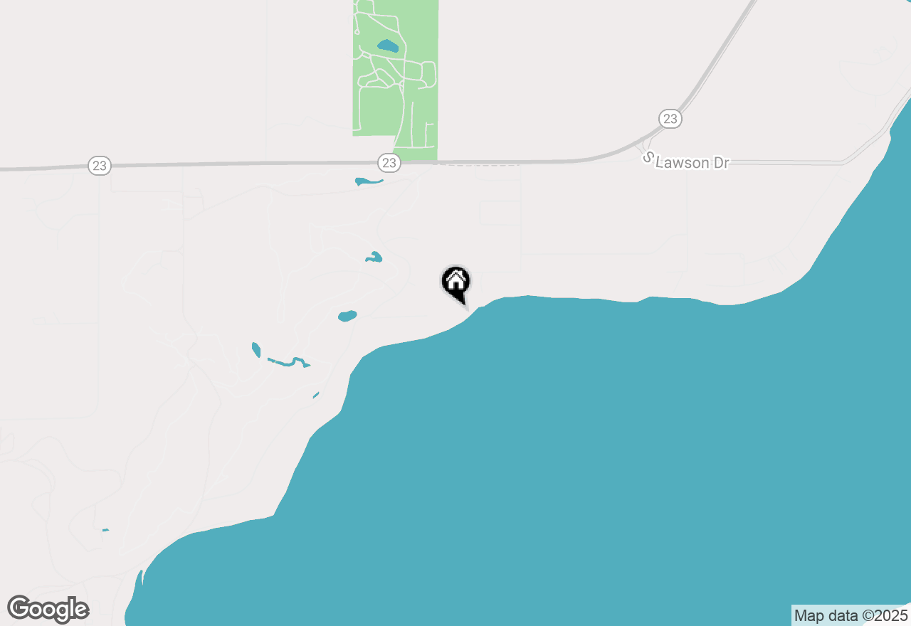 Map of W2293 Hickory Road, Green Lake, WI 54941