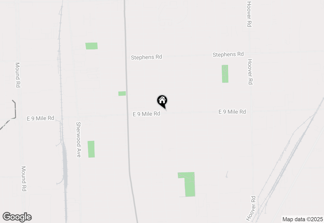 Map of 8419 E 9 Mile Rd Road N, Warren, MI 48089