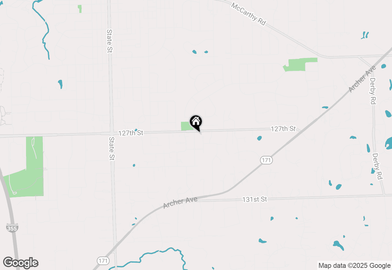 Map of 1261 Chestnut Crossing, Lemont, IL 60439