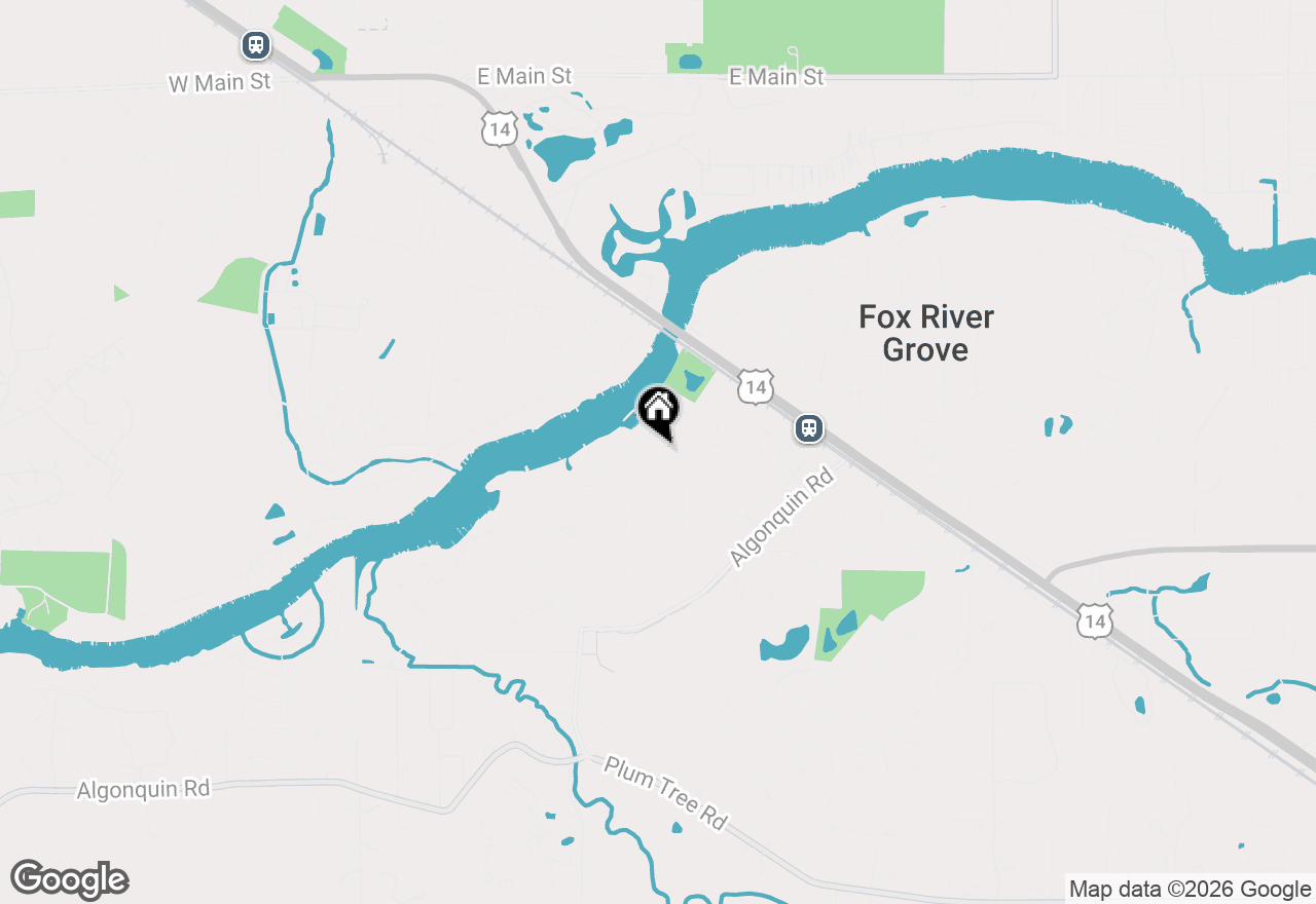 Map of 111 Millard Avenue, Fox River Grove, IL 60021