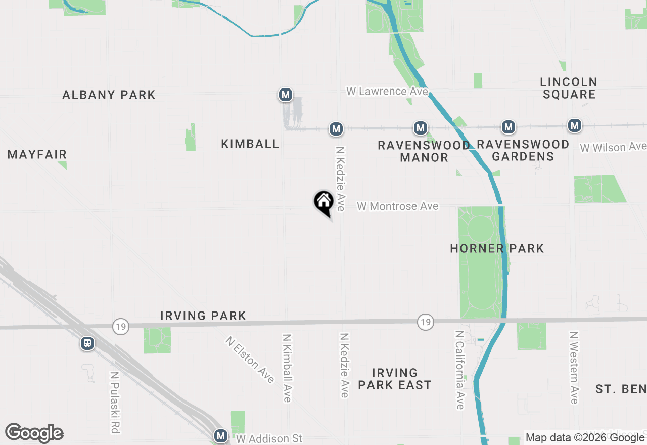 Map of 4324 N Sawyer Avenue, Chicago, IL 60618