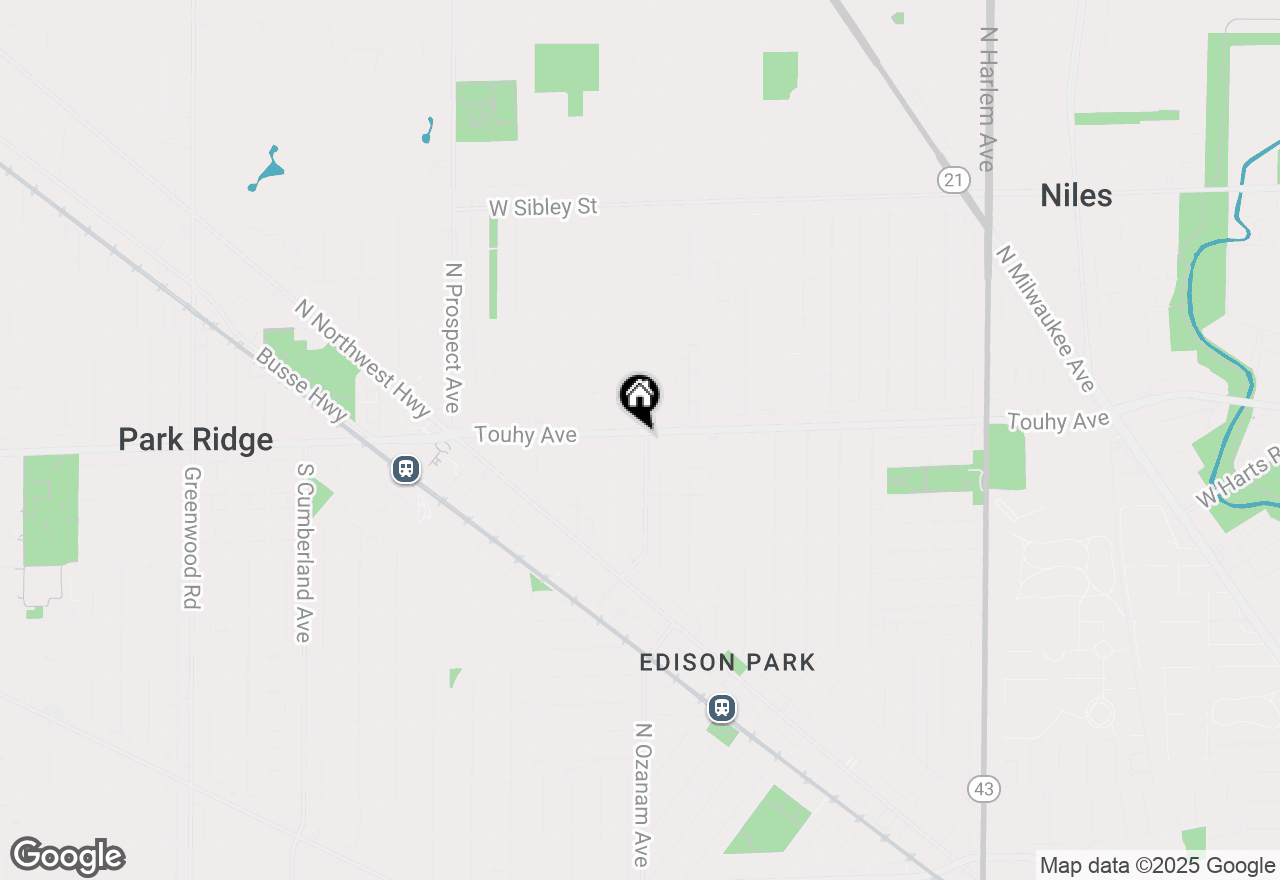 Map of 8 S Merrill, Park Ridge, IL 60068