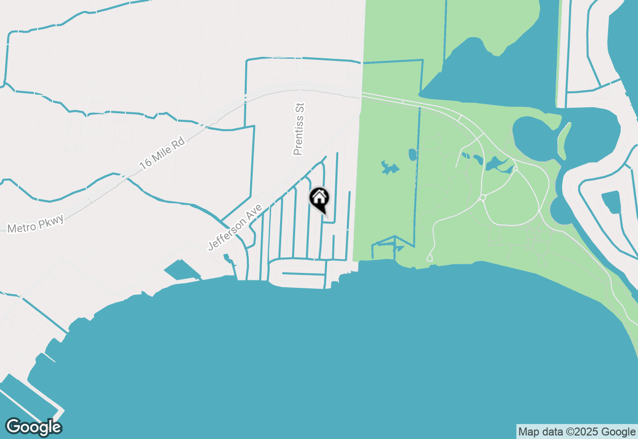 Map of 38008 Seaway Court, Harrison Township, MI 48045