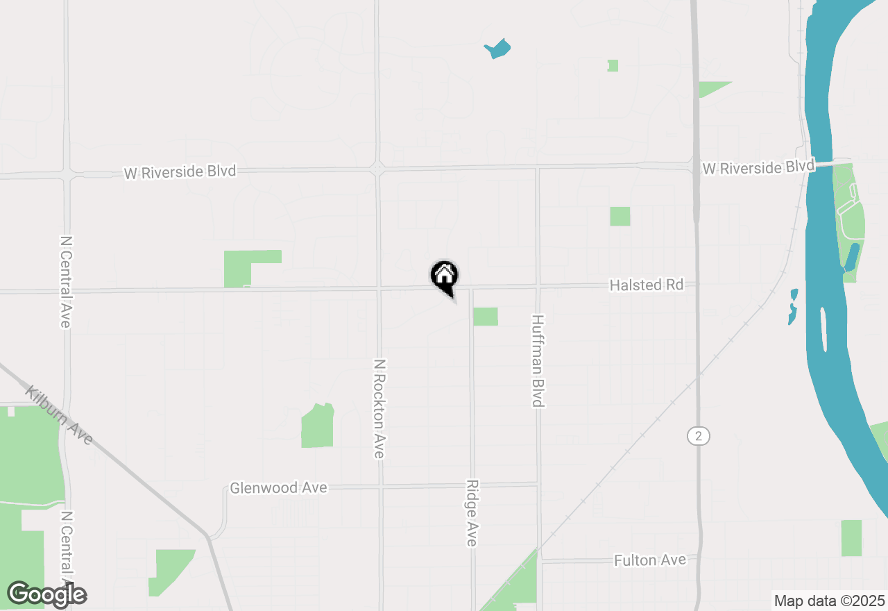 Map of 3311 Chateau Lane, Rockford, IL 61103