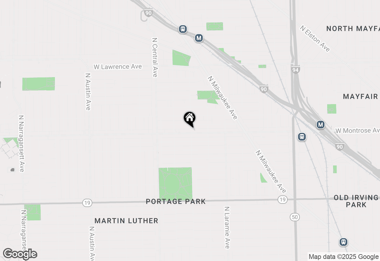 Map of 4408 N Long Avenue #3, Chicago, IL 60630