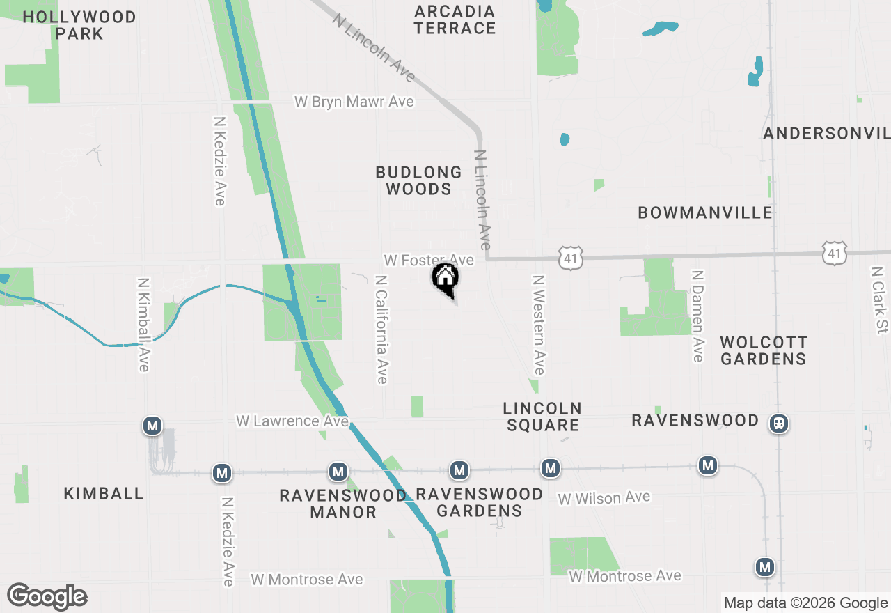 Map of 2623 W Carmen Avenue, Chicago, IL 60625