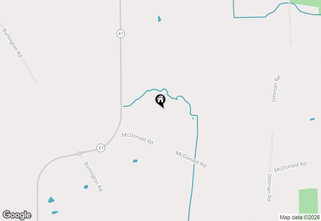 Map of 8N669 Edgewood Road, Elgin, IL 60124