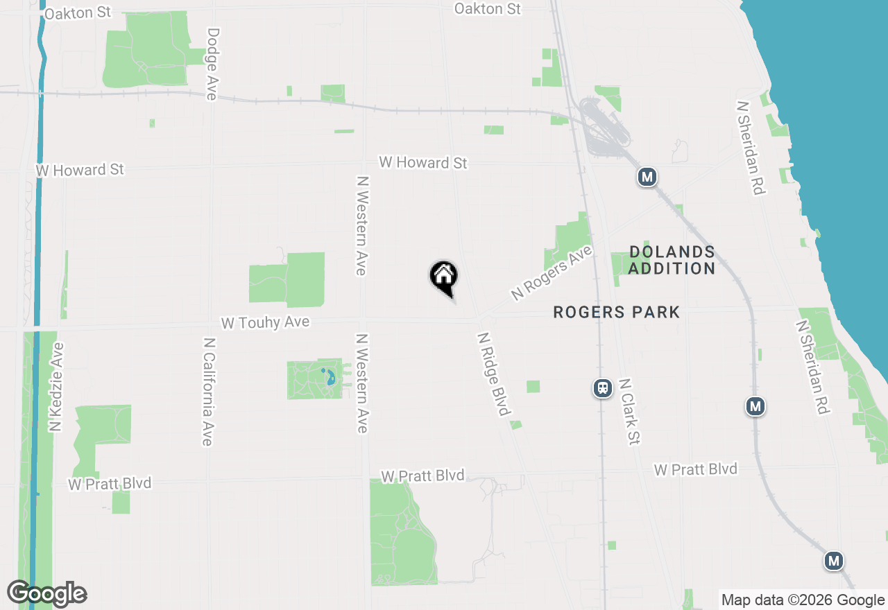 Map of 7220 N Hamilton Avenue, Chicago, IL 60645