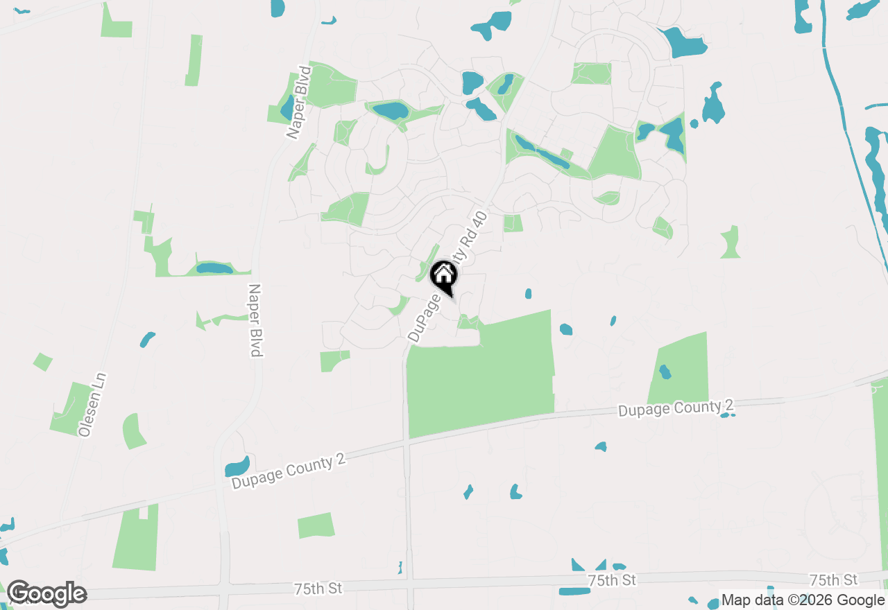 Map of 2528 Sun Valley Road, Lisle, IL 60532