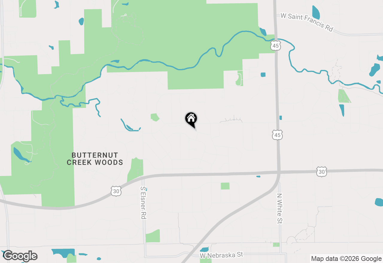 Map of 456 Ohio Road, Frankfort, IL 60423