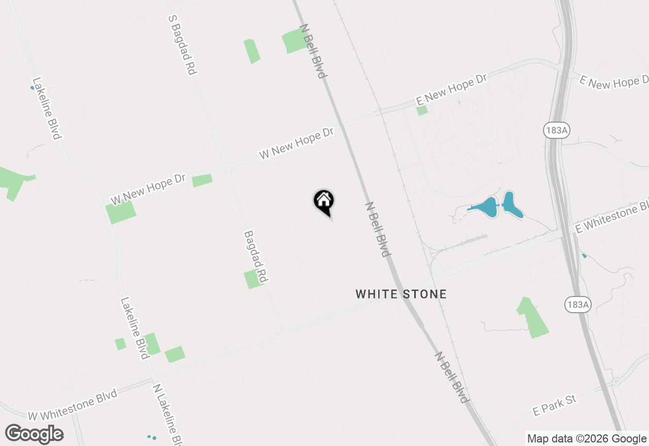 Map of 1602 Atlantica St, Cedar Park, TX 78613