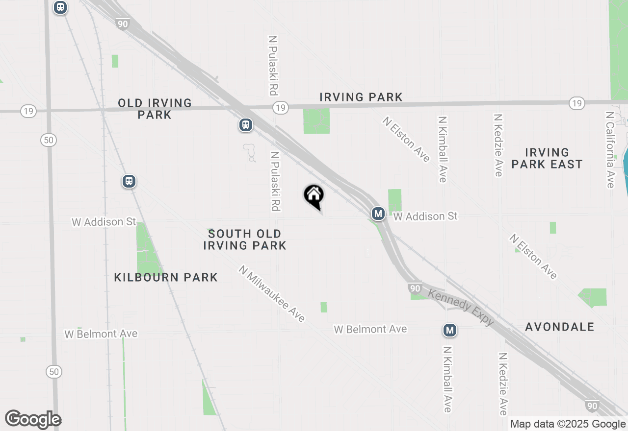 Map of 3600 N Avers Street, Chicago, IL 60618