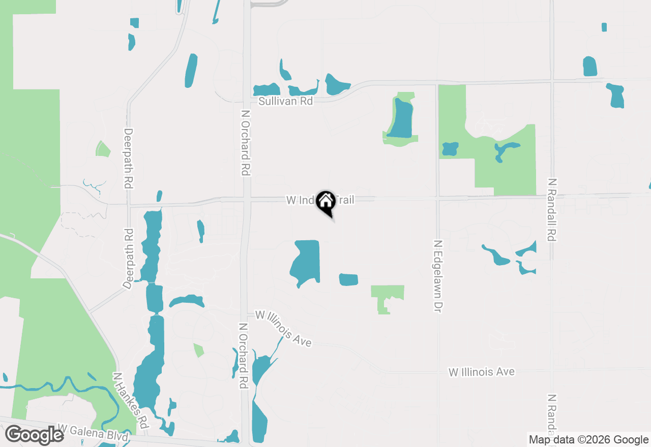 Map of 1108 Almond Drive, Aurora, IL 60506