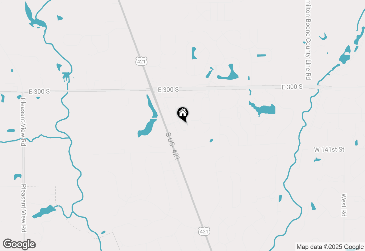 Map of 10953 Belgian Lane, Zionsville, IN 46077