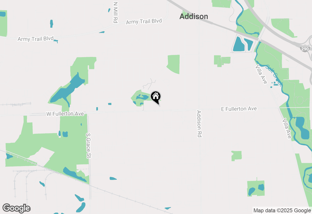 Map of 300 W Fullerton Avenue #128, Addison, IL 60101