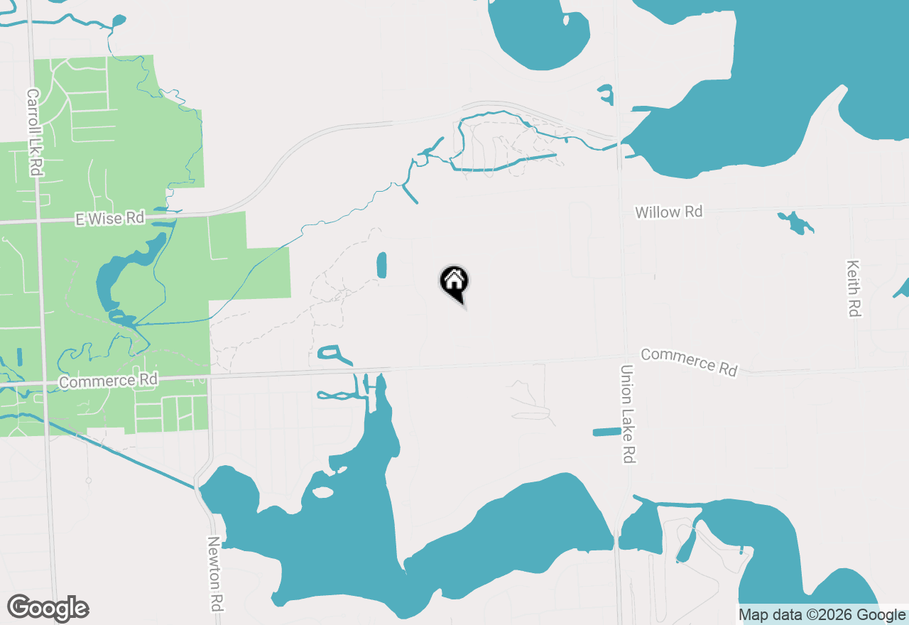 Map of 2805 Pinto Drive, Commerce Twp, MI 48382