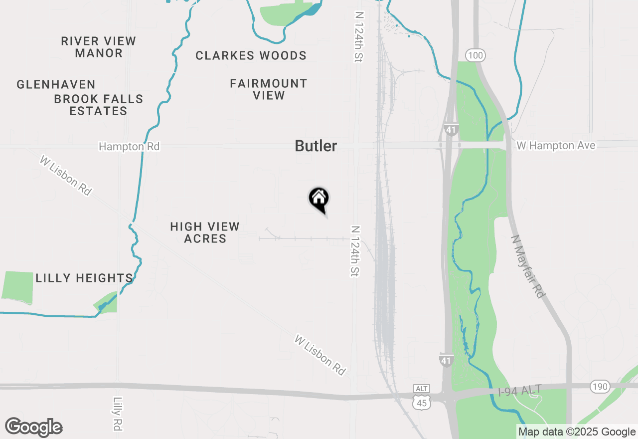 Map of 4578 N 127th St, Butler, WI 53007
