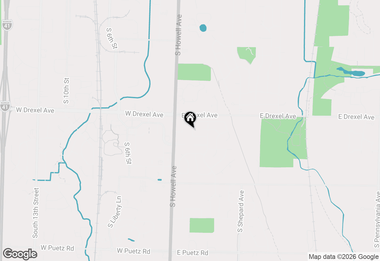 Map of 7965 S Wynbrook Ct, Oak Creek, WI 53154