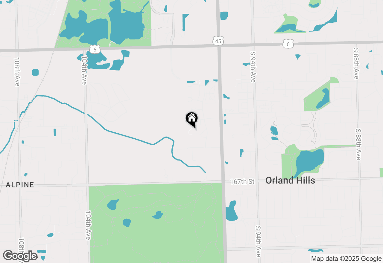 Map of 9750 Koch Court #3H, Orland Park, IL 60467