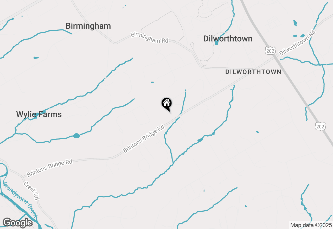 Map of 675 Brintons Bridge Road, West Chester, PA 19382