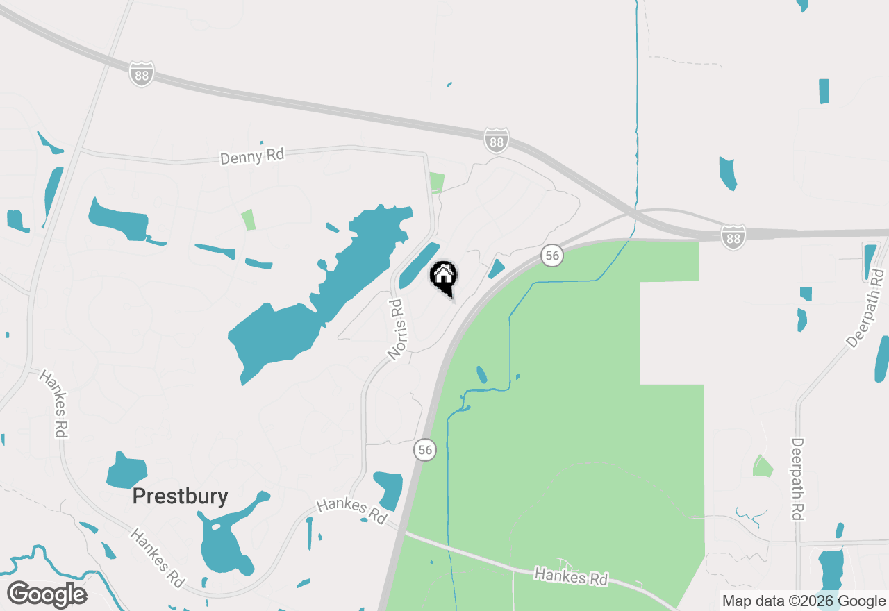 Map of 1164 Dorr Drive, Sugar Grove, IL 60554