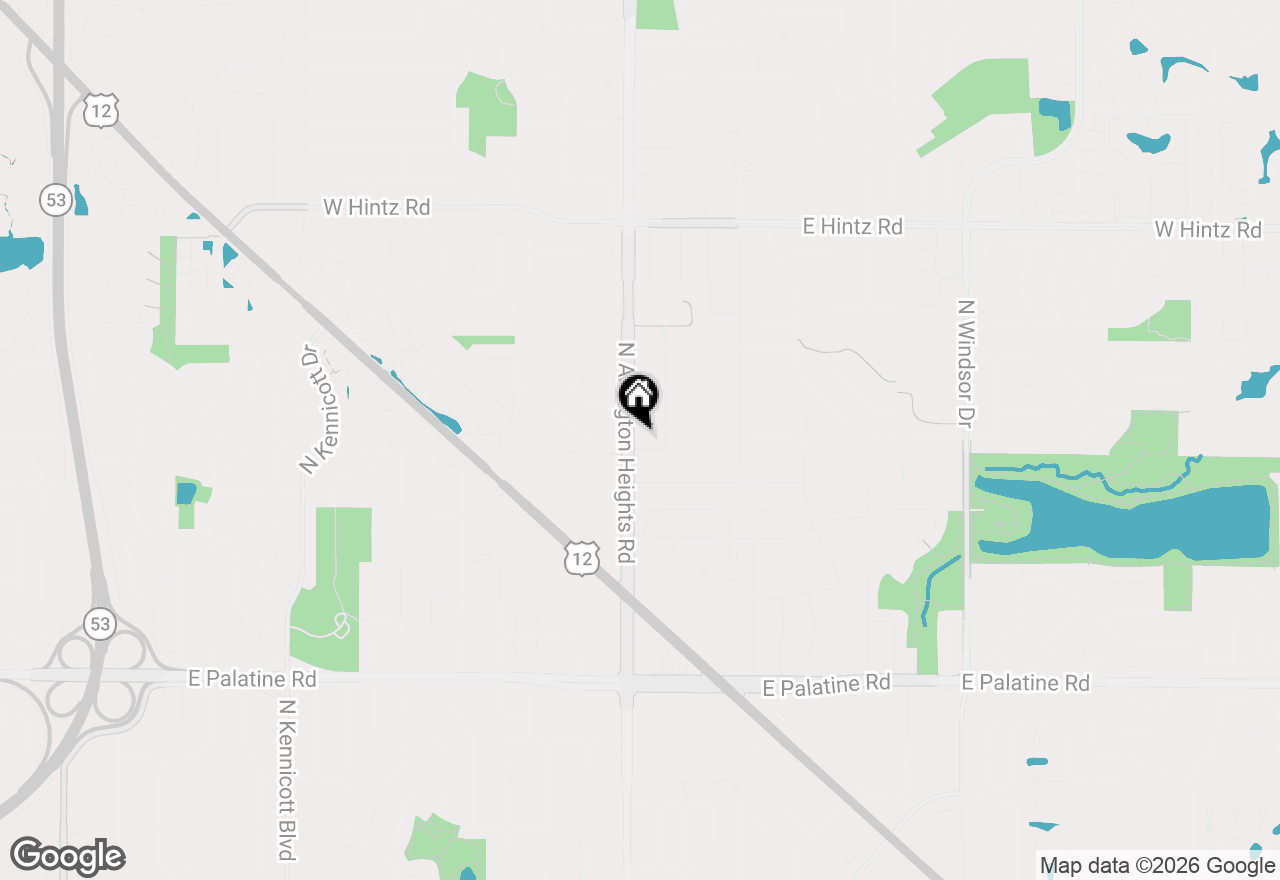 Map of 2303 N Arlington Heights Road, Arlington Heights, IL 60004