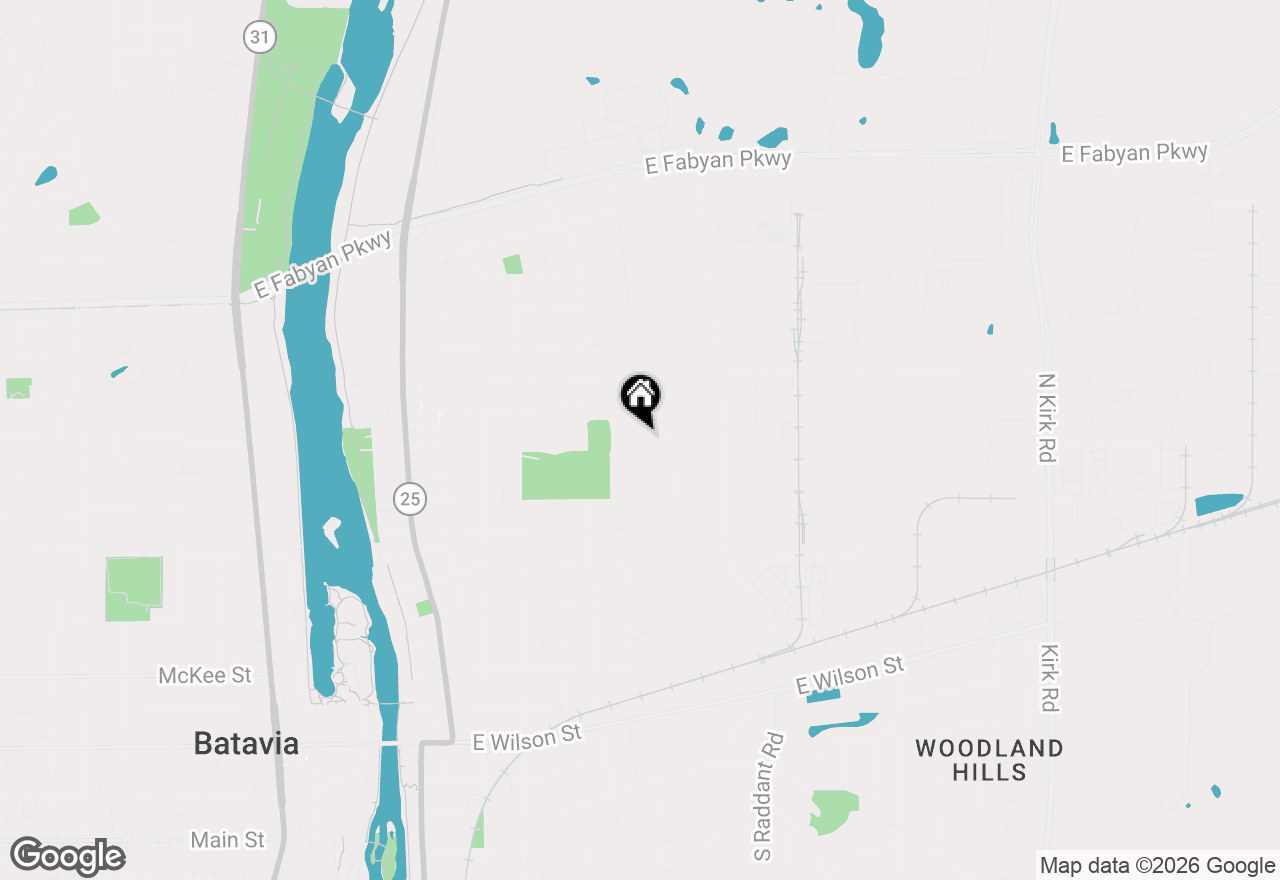Map of 822 Hamlet Street, Batavia, IL 60510