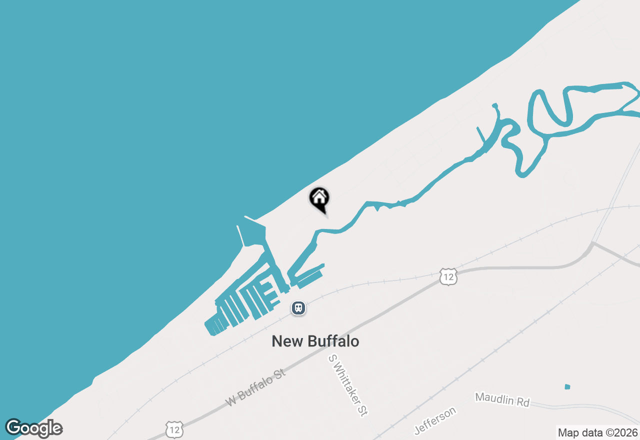 Map of 331 Marquette Drive, New Buffalo, MI 49117