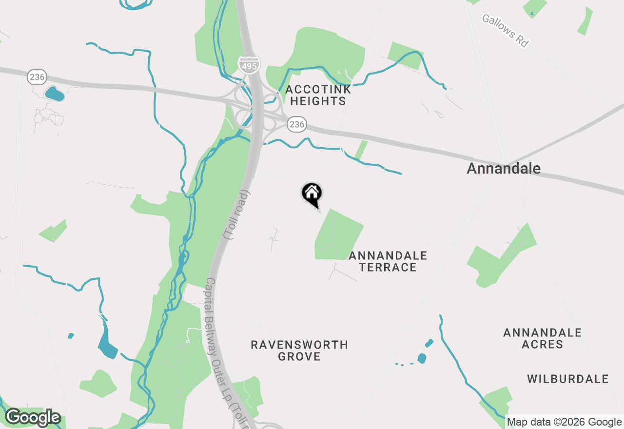 Map of 4447 Forest Glen Court #4447, Annandale, VA 22003