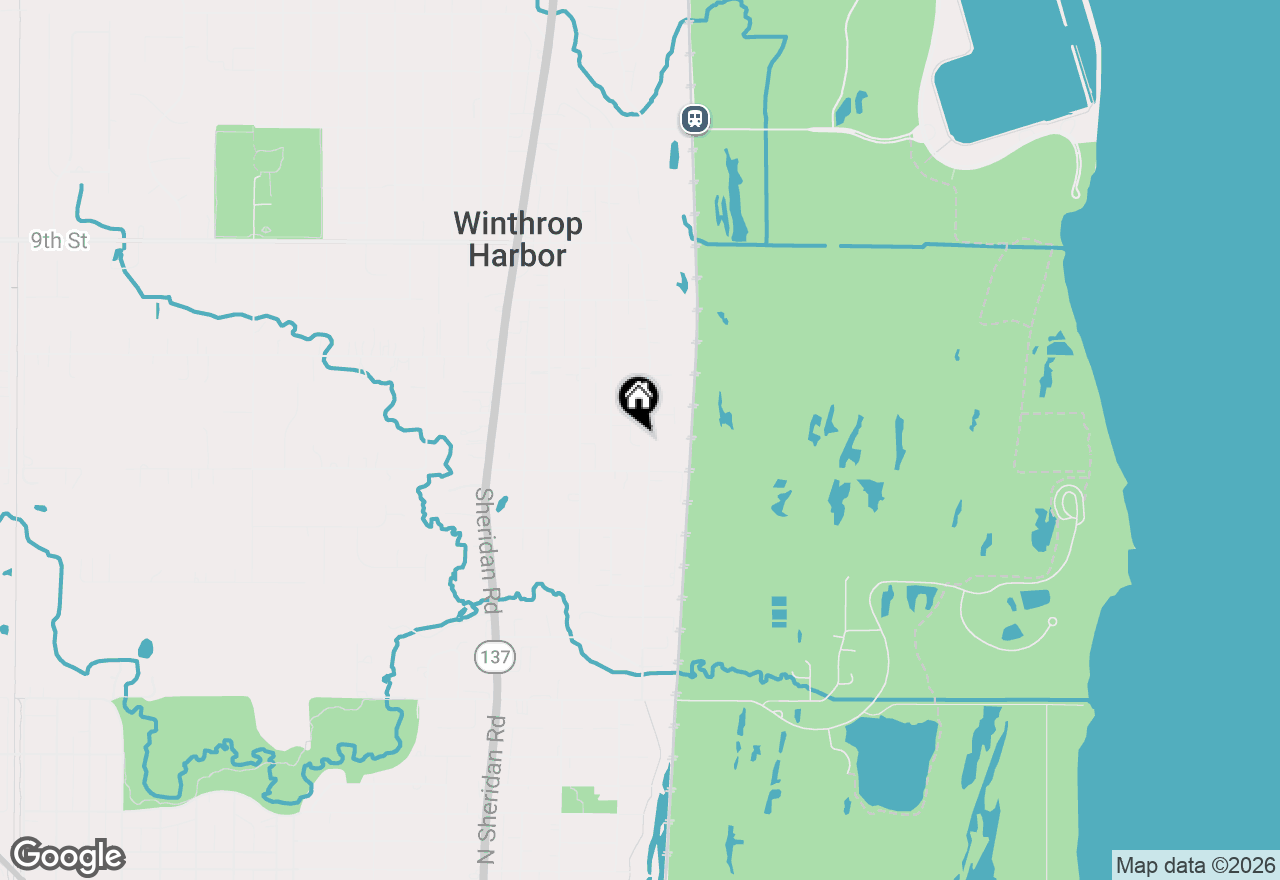 Map of 1222 Park Avenue, Winthrop Harbor, IL 60096