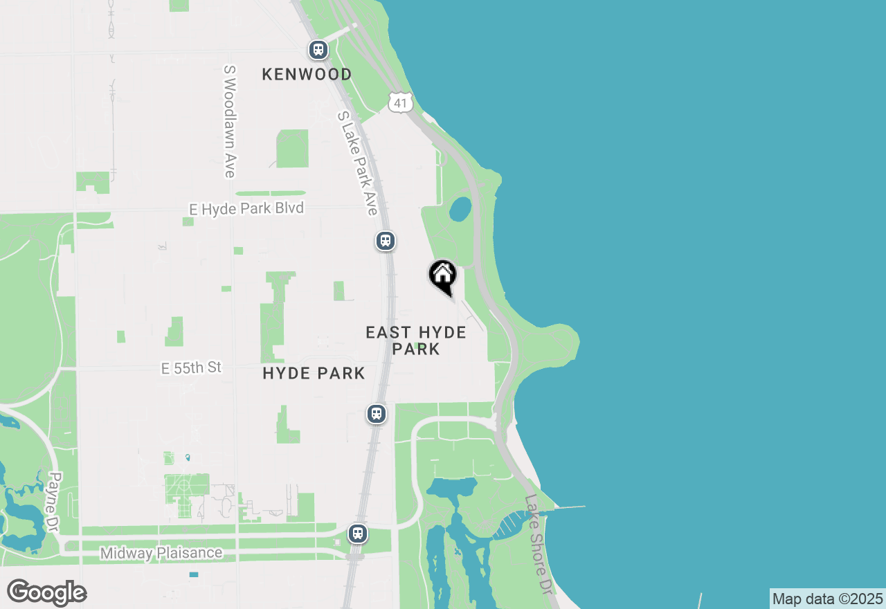 Map of 5401 S Hyde Park Boulevard #903, Chicago, IL 60615