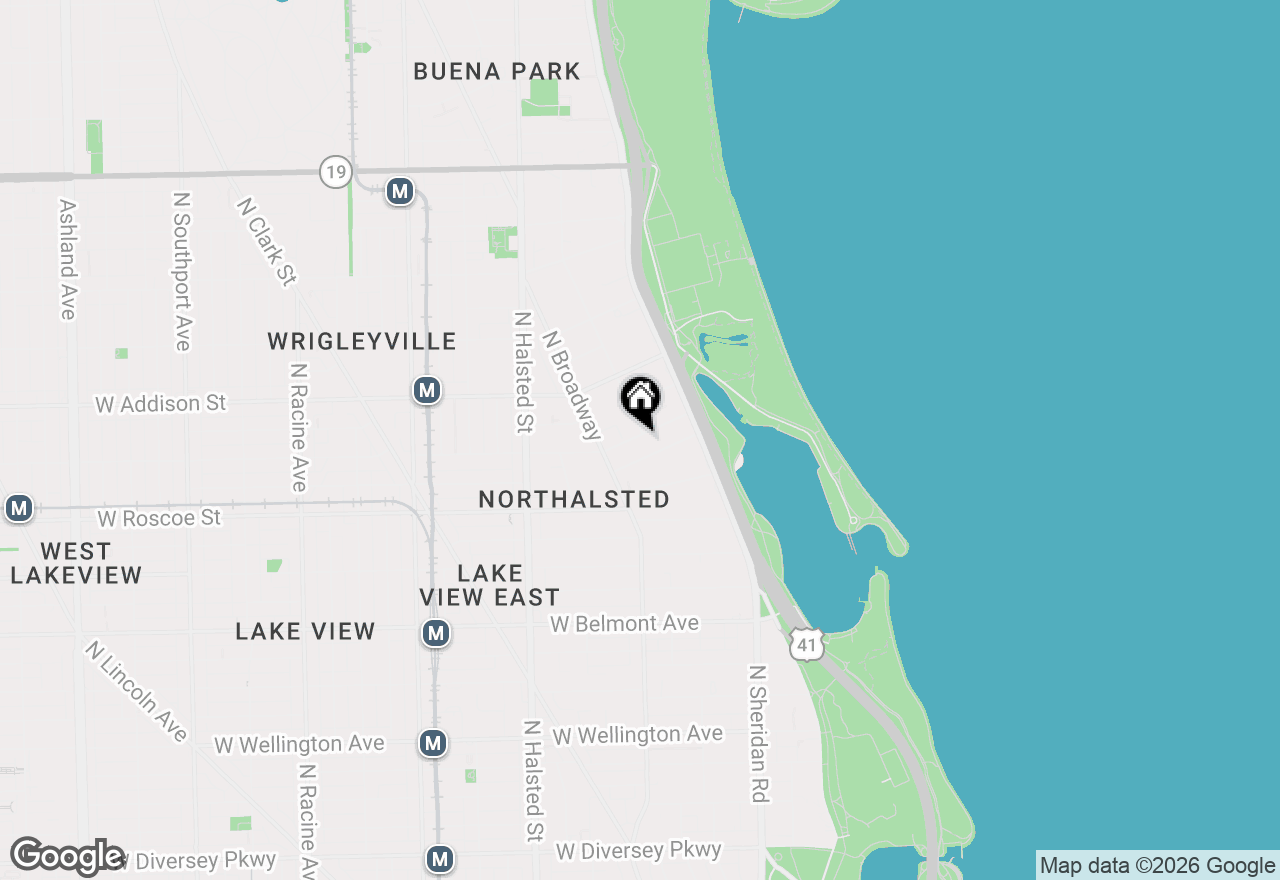 Map of 559 W Cornelia Avenue, Chicago, IL 60657