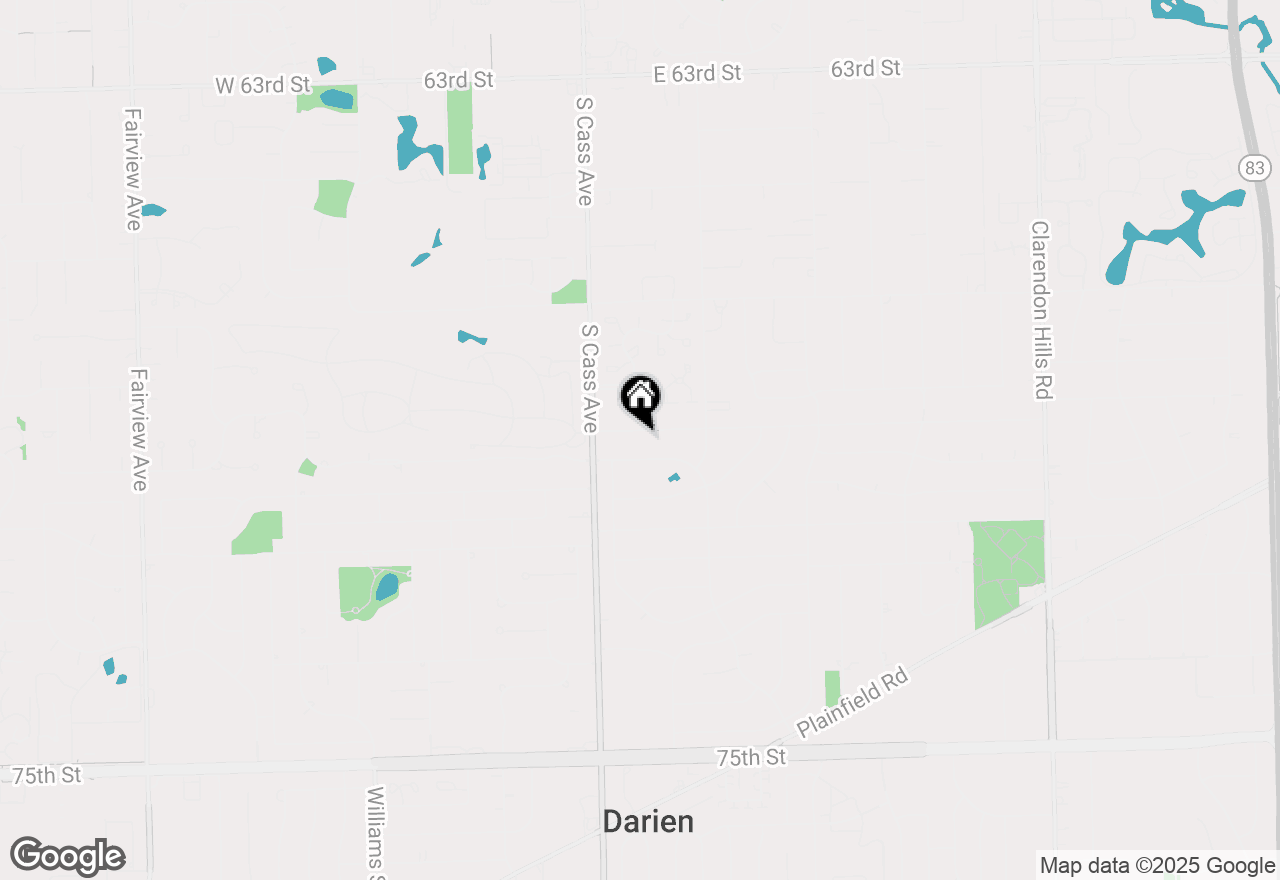 Map of 1105 69th Street, Darien, IL 60561