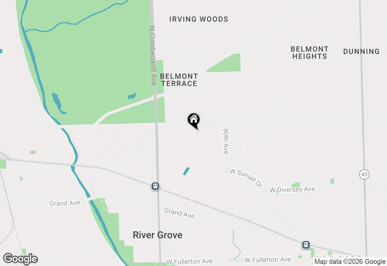 Map of 8157 Smith Lane, River Grove, IL 60171