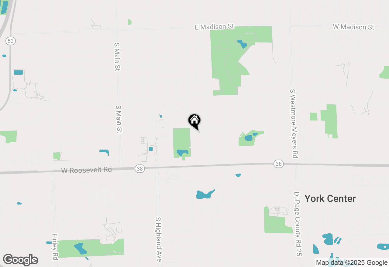 Map of 1119 S Grace Street, Lombard, IL 60148