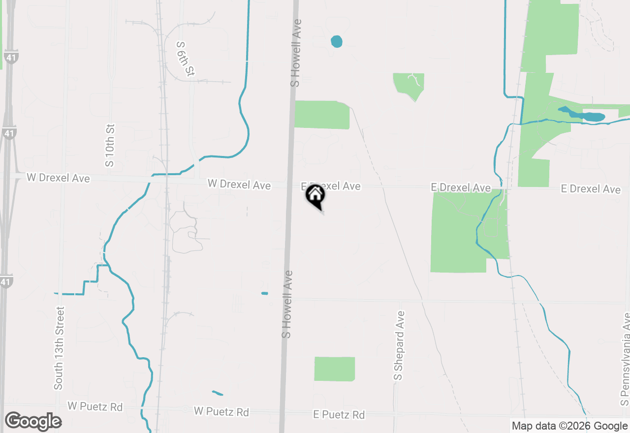 Map of 7975 S Wynbrook Ct, Oak Creek, WI 53154